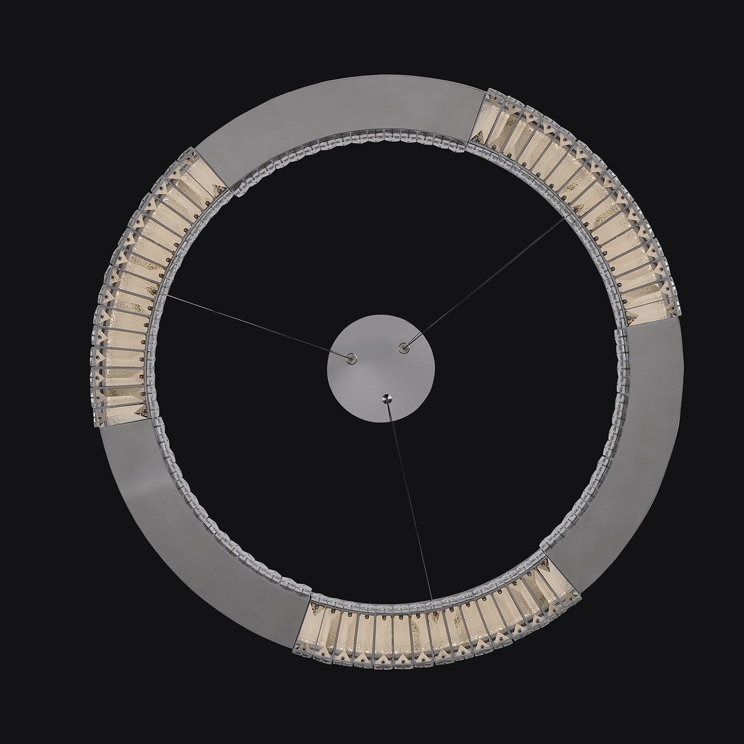 DAMA 28 IN CHROME PENDANT - Image 2