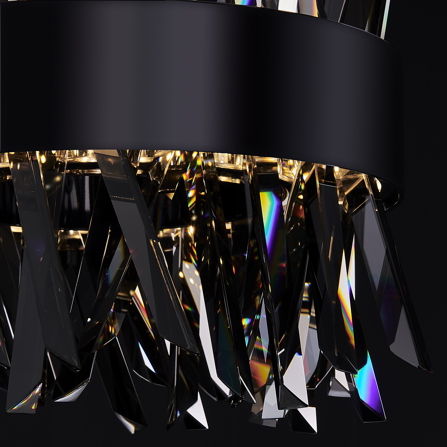Glacier 10-in (26-watt) LED Black Nickel Pendant - Image 6