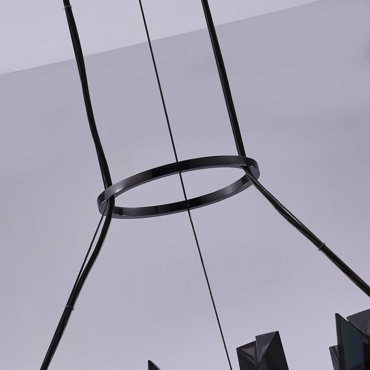 Glacier 32-in (94-watt) LED Black Nickel Pendant - Image 7