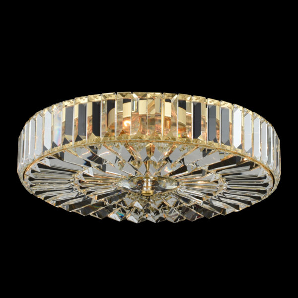 Julien 4 LT 18k Gold/Clear Flush Mount